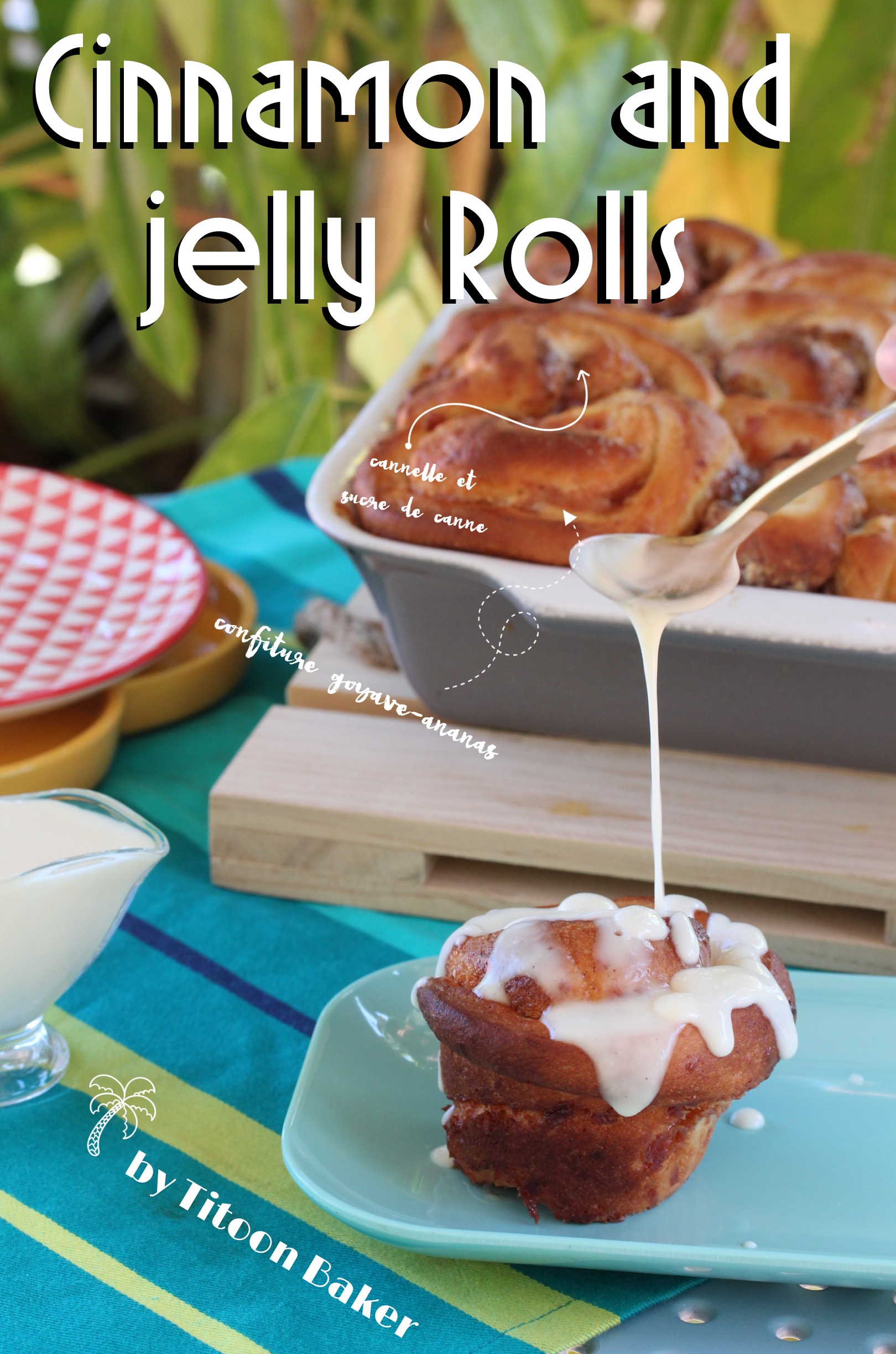 cinnamon roll and jelly rolls antillais