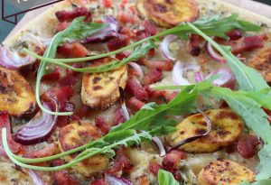 flammekueche lardons bananes