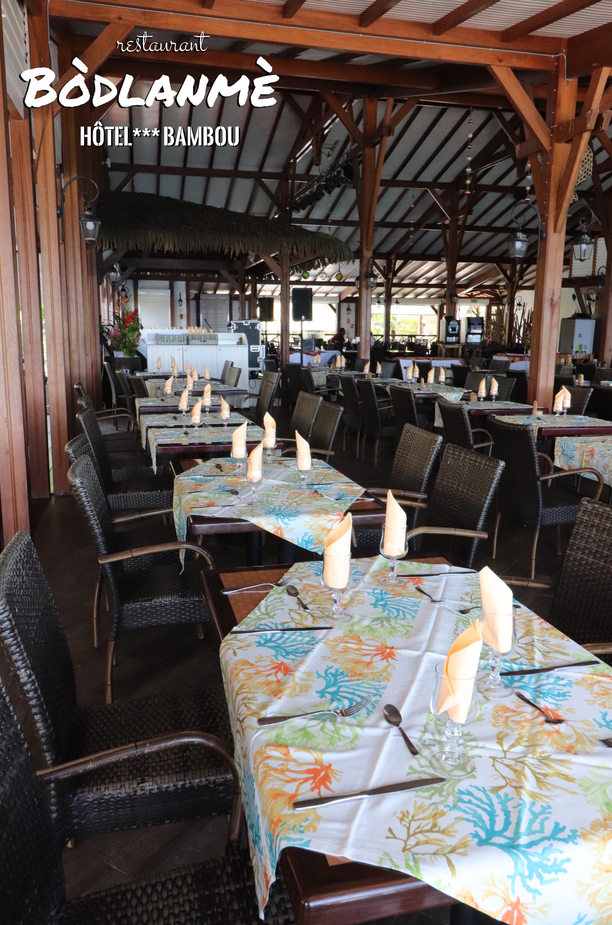 Restaurant Martinique | Bodlanmè Hôtel Bambou