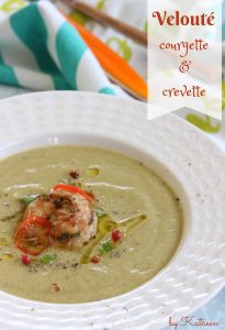 velouté courgette crevette antillais