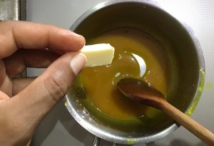 sauce passion montée au beurre