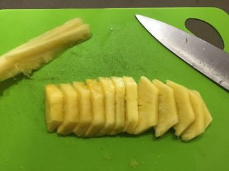 joue de porc braisée ananas