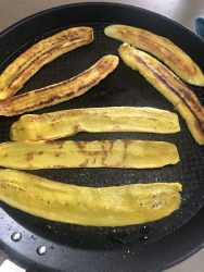 terrine de lapin à la banane frite