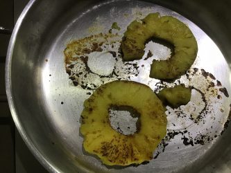 ananas caramélisé foie gras