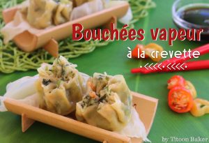 bouchées vapeur à la crevette