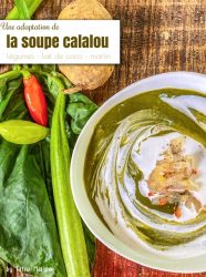Soupe verte calalou cuisson des légumes