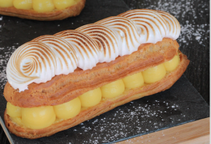 Éclair au citron meringué