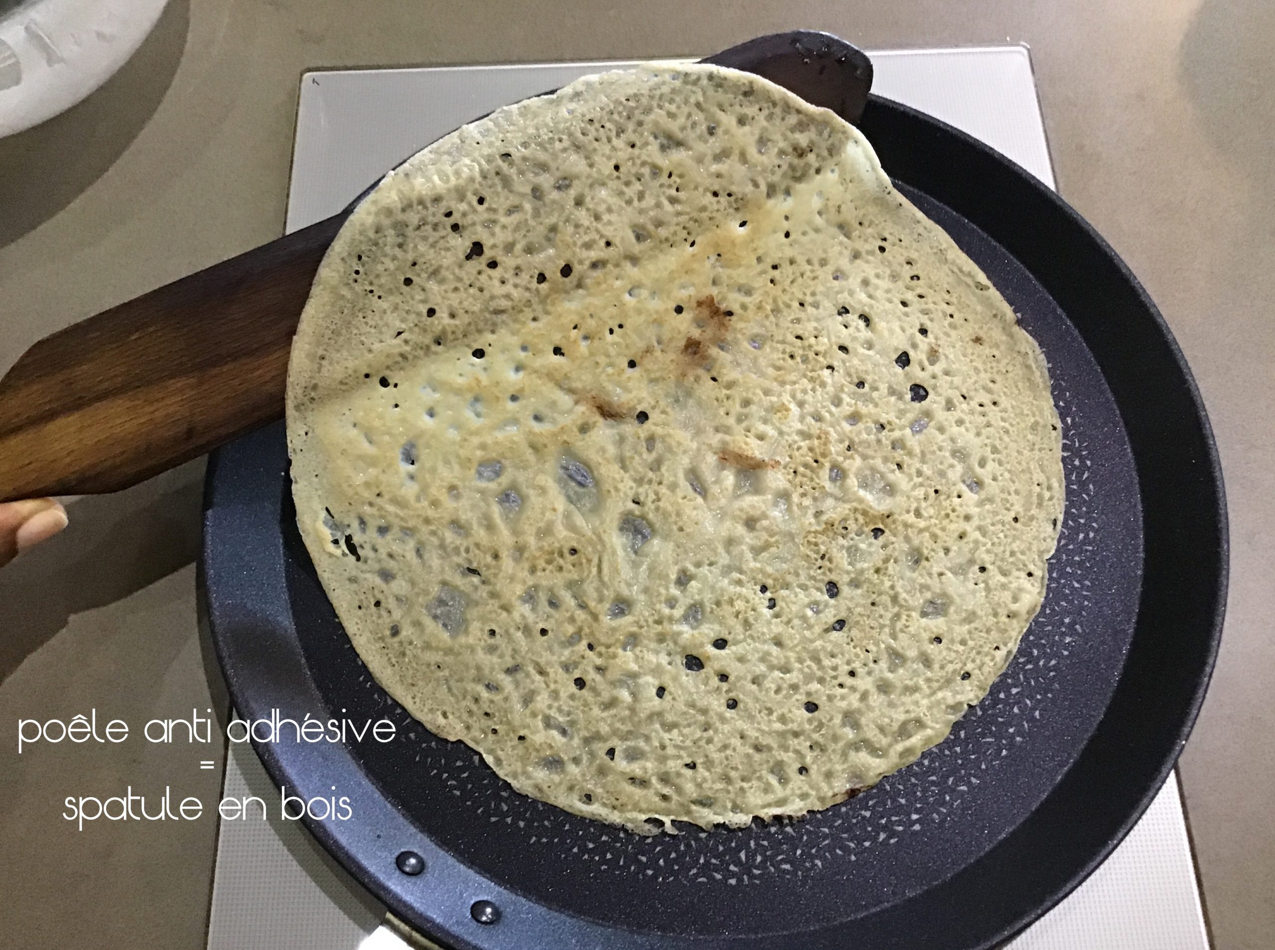 chandeleur spatule à crêpes en bois