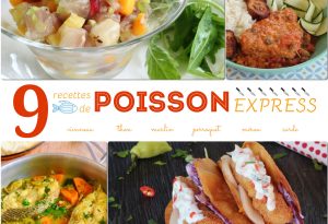 9 recettes de poisson express