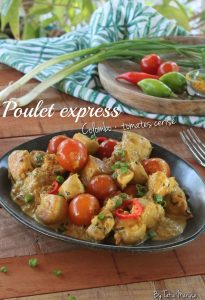 Poulet tomates cerises