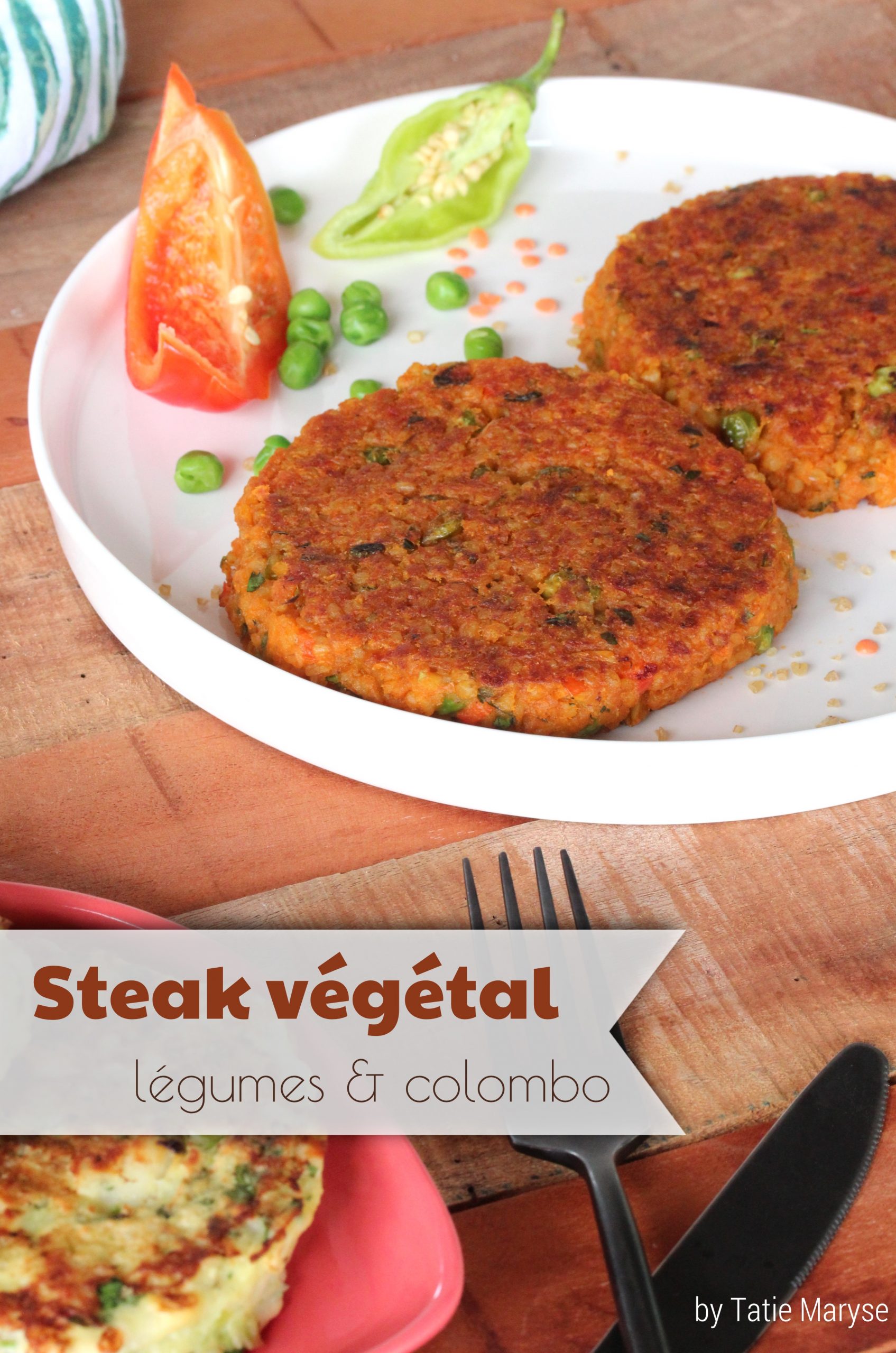Steaks végétariens aux légumes et flocons d'avoine - Recette par Marlyzen