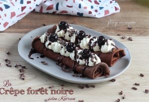 crêpe forêt noire