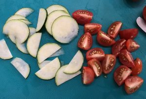 tomate courgette