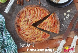 tarte à l'abricot pays Régilait