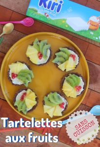 tartelette aux fruits sans cuisson