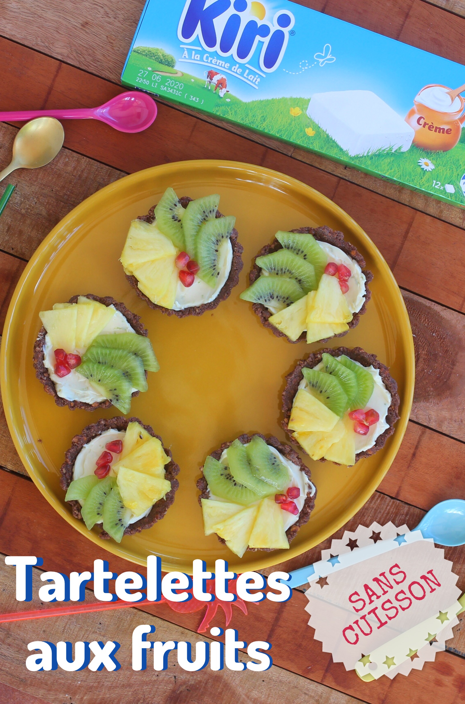 tartelette aux fruits sans cuisson