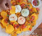 nachos de patate douce créole