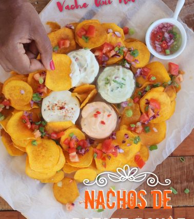 Recette des NACHOS DE PATATE DOUCE, by Tatie Maryse
