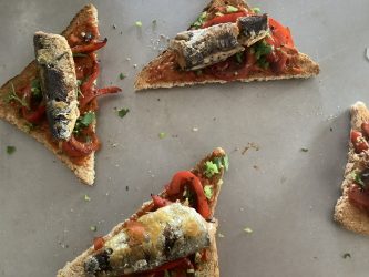 tartine de sardine
