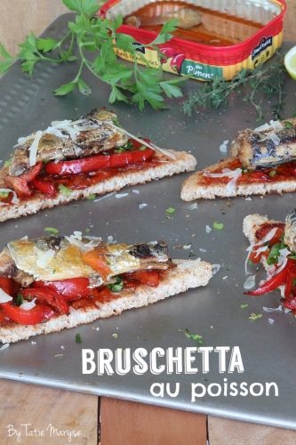 bruschetta au poisson