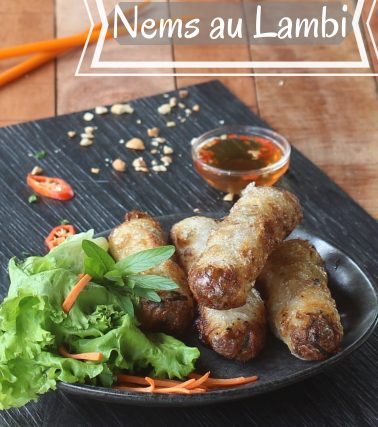 Recette des NEMS AU LAMBI by Cassie