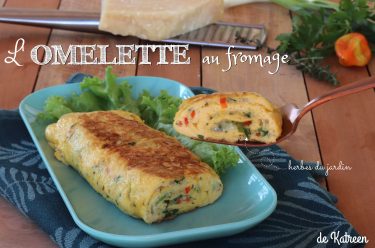 Omelette au fromage et aux herbes recettes avec peu d'ingrédients
