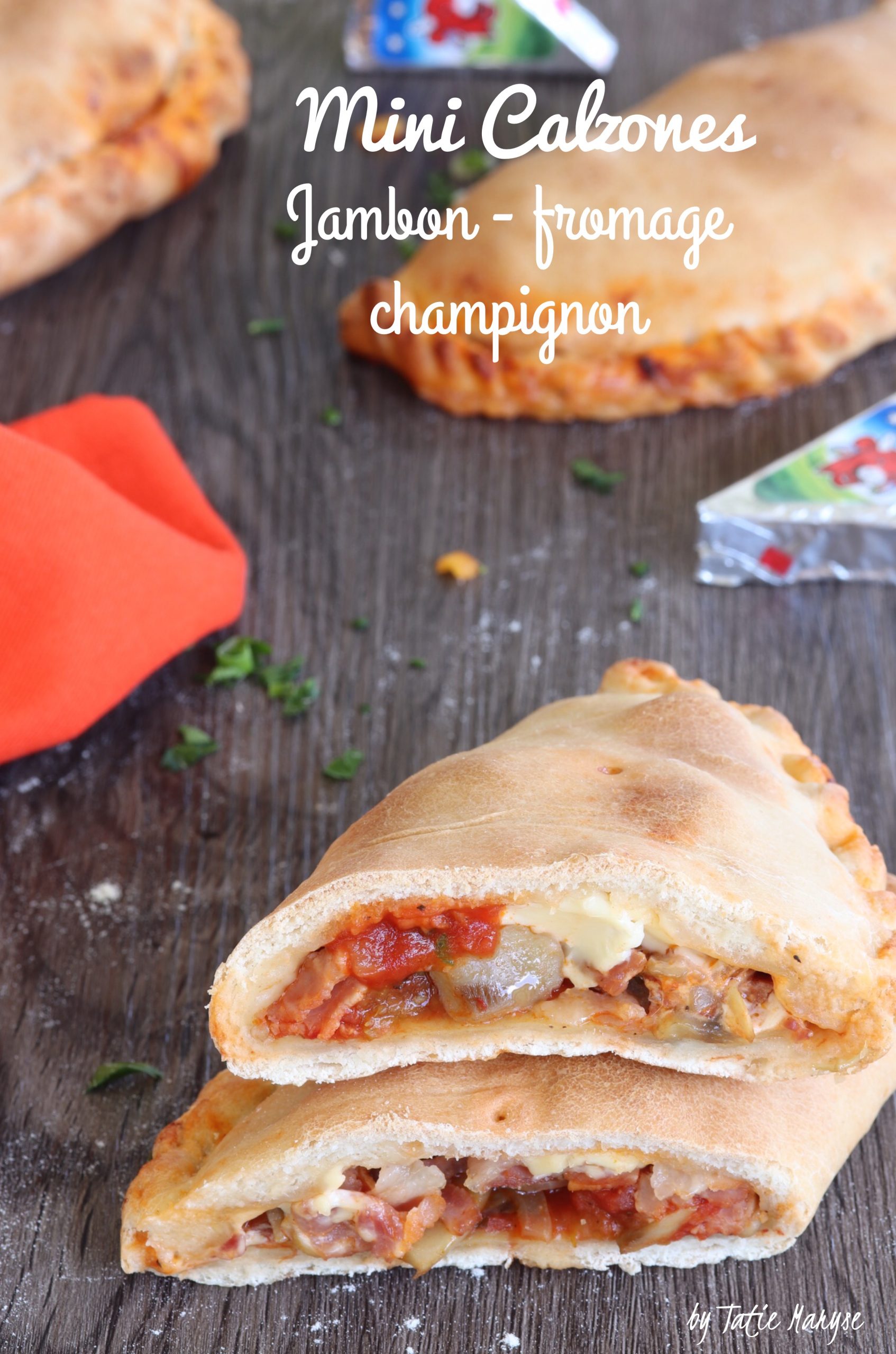 Mini calzone jambon fromage