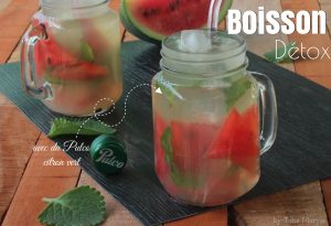 Boisson détox citron vert