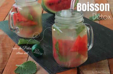 Boisson détox citron vert