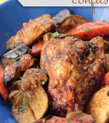 Recette du POULET et légumes CONFITS - by Tatie Maryse