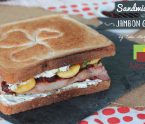 Sandwich jambon grillé et banane frite Madivial