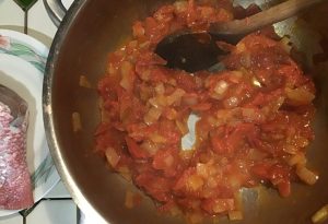 compotée de tomate et oignon