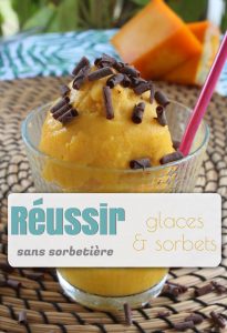 sorbet et glace sans sorbetière