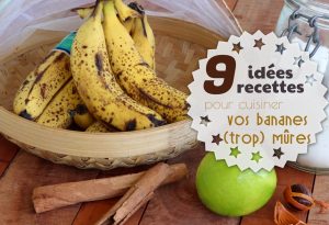 recettes bananes très mûres