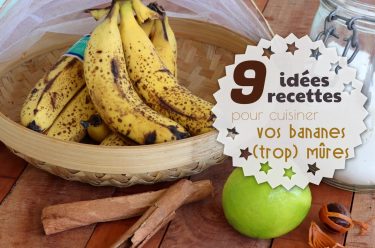 recettes bananes très mûres
