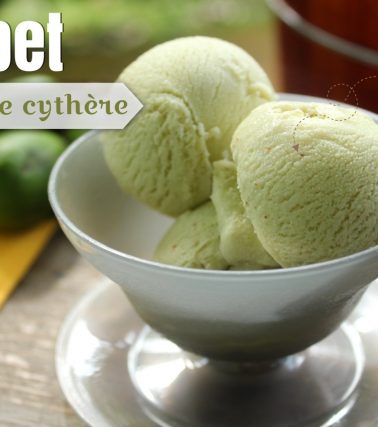 Recette du SORBET prune de CYTHÈRE, selon Tatie Maryse