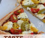 tarte fine tomate chèvre