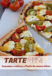 tarte fine tomate chèvre