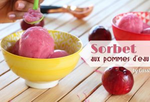 sorbet aux pommes d'eau