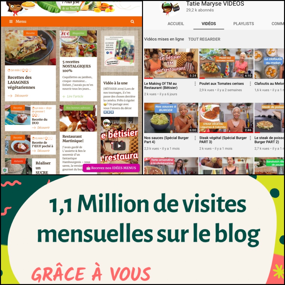 succès du blog Tatie Maryse