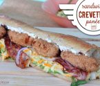 sandwich crevettes panées