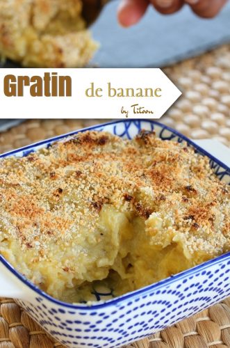 Gratin de banane végane légumes antillais