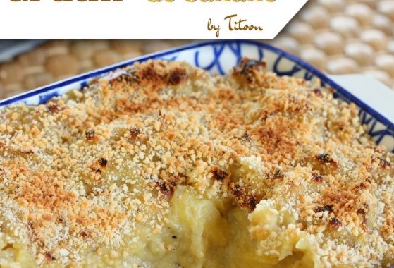 Gratin de banane végane légumes antillais