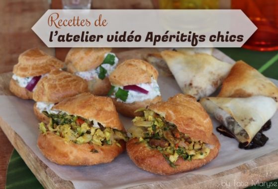 recettes atelier apéritifs chics