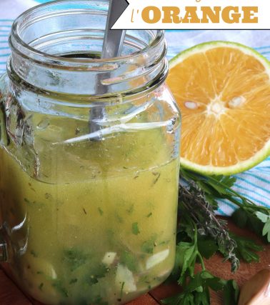 Recette de la VINAIGRETTE à l'ORANGE - by Tatie Maryse