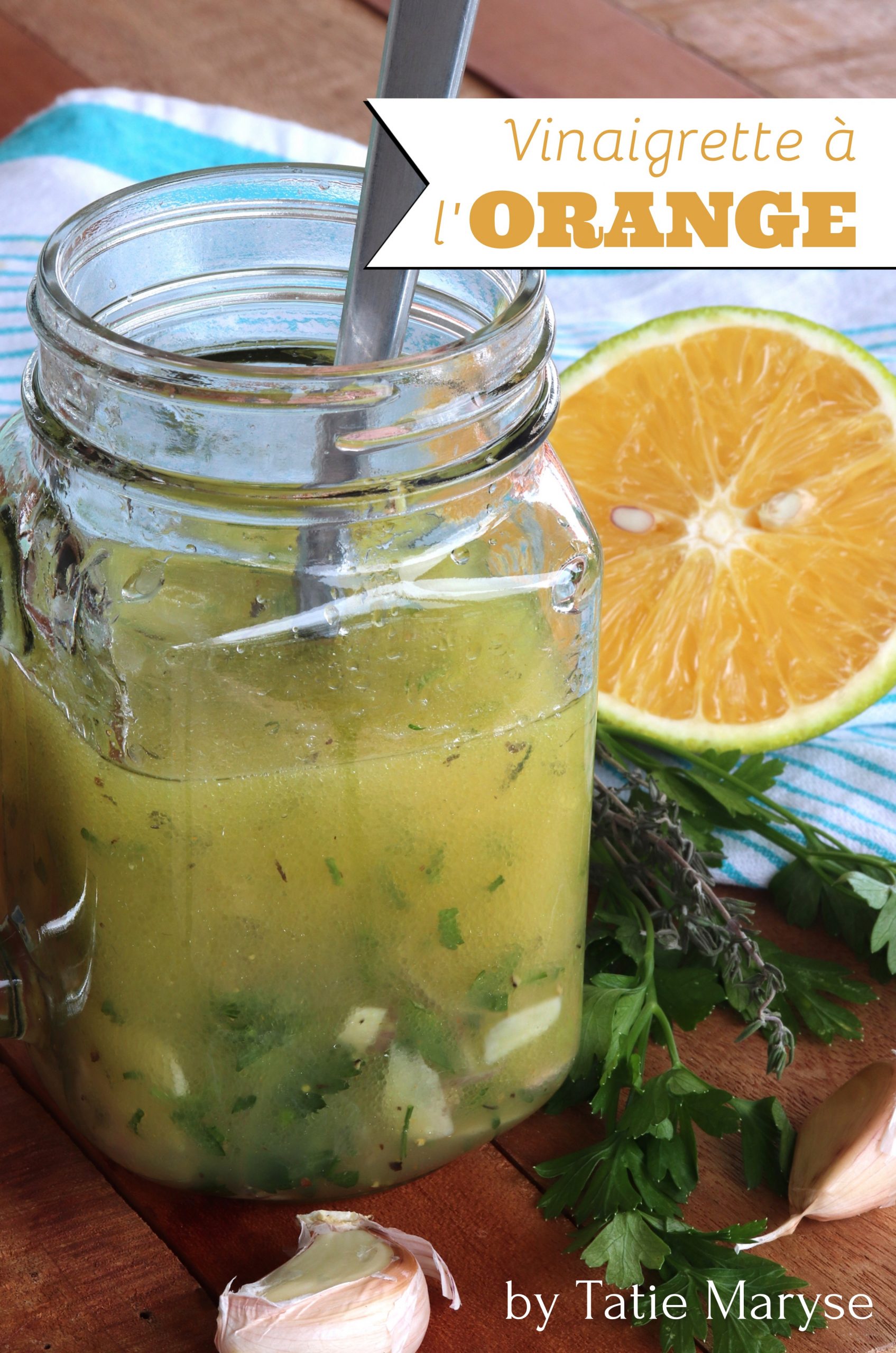 vinaigrette à l'orange Caraïbe