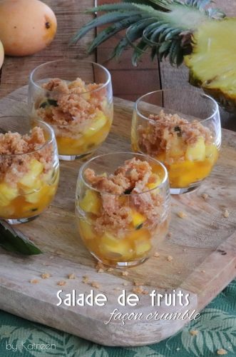 salade de fruits façon crumble recettes croustillantes