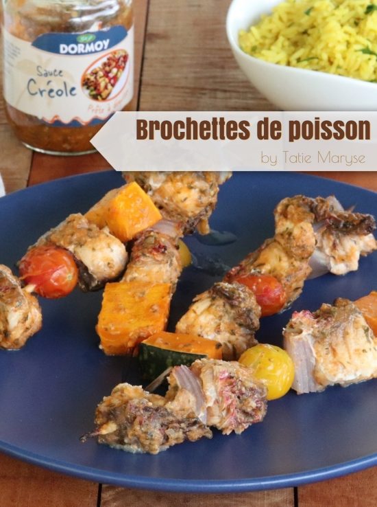 brochettes de poisson express Dormoy