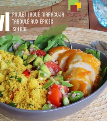 Recette du BOWL au POULET laqué Madivial - By Tatie Maryse