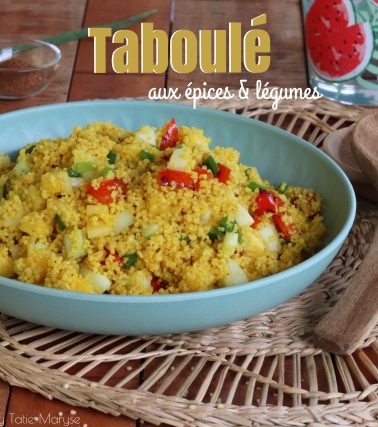 Recette du TABOULÉ aux ÉPICES, by Tatie Maryse